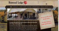 Desktop Screenshot of boxwoodlodge.com